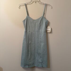 Altard State Sage Green Mini Dress Adjustable Straps Size Small